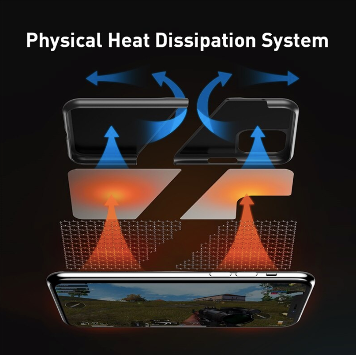 iPhone 11 Series Baseus AirFlow Game Case Graphene Heat Dissipation Function