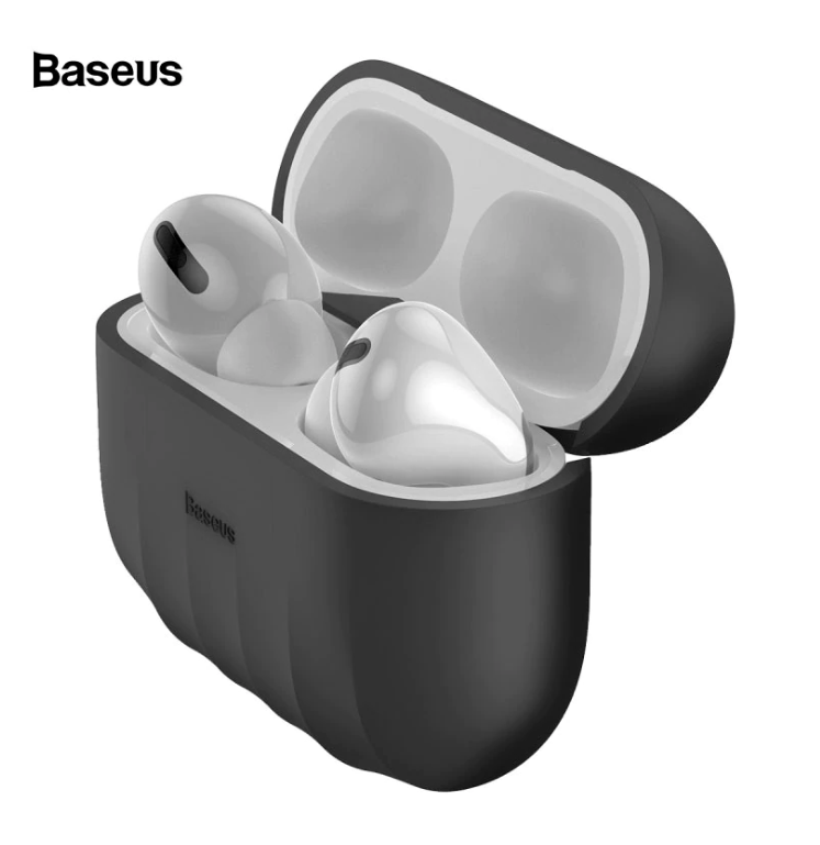 Baseus Soft Silicone Case For Airpods Pro Earphone Case For Air Pods Pro Shockproof Cover
