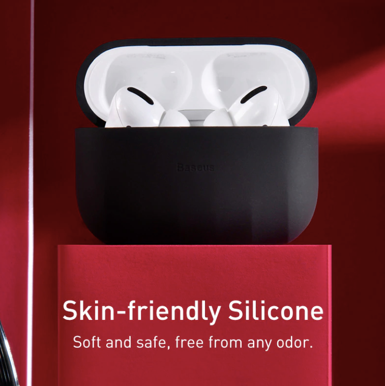 Baseus Soft Silicone Case For Airpods Pro Earphone Case For Air Pods Pro Shockproof Cover