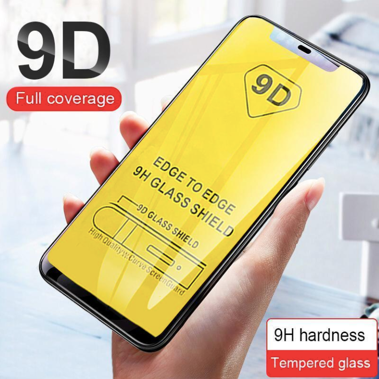 Redmi Note 8 Pro 9D Full Covered Tempered Glass all Models