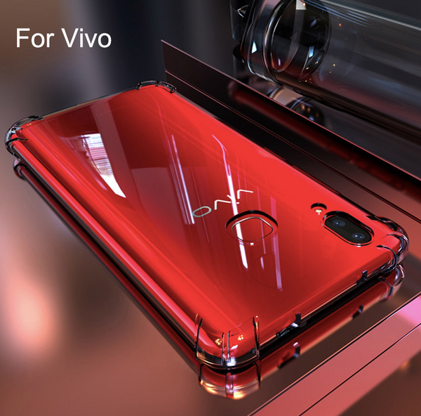 VIVO 100% ANTI CRASH SHOCK PROOF TRANSPARENT CASE