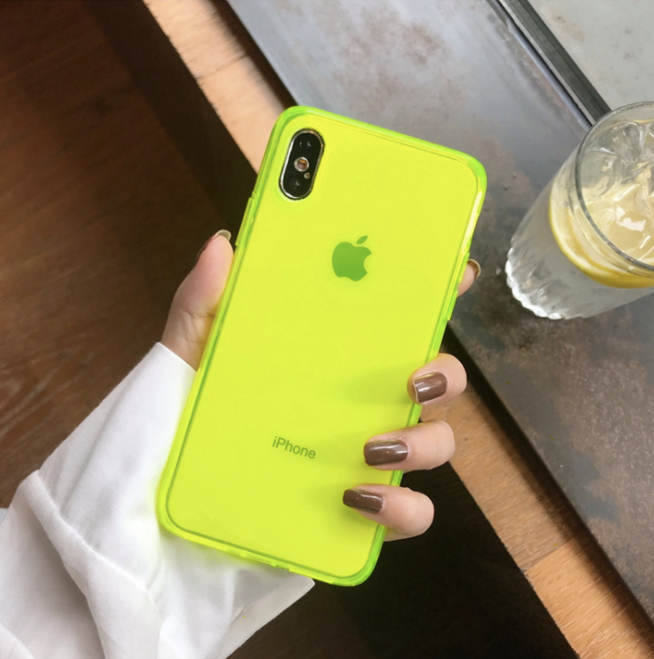 iPhone 12 Pro fluorescent Shockproof transparent soft case