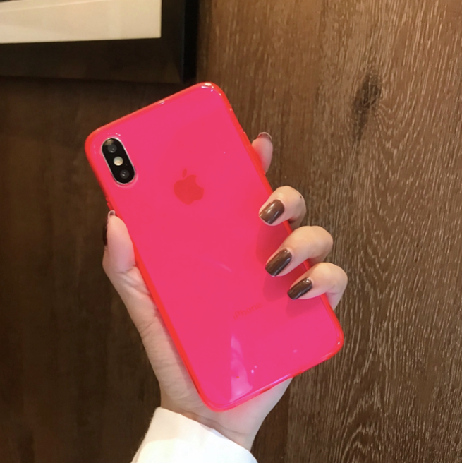 iPhone 12 Pro fluorescent Shockproof transparent soft case