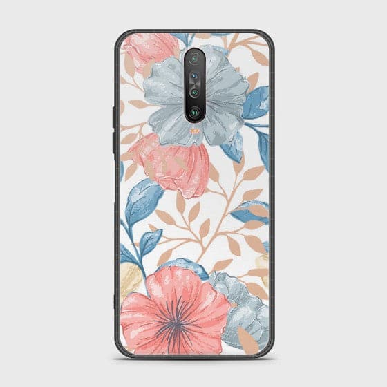 Xiaomi Pocophone X2 Seamless Flower Glass Case