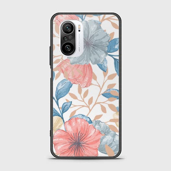 Xiaomi Redmi K40 Seamless Flower Glass Customized Case