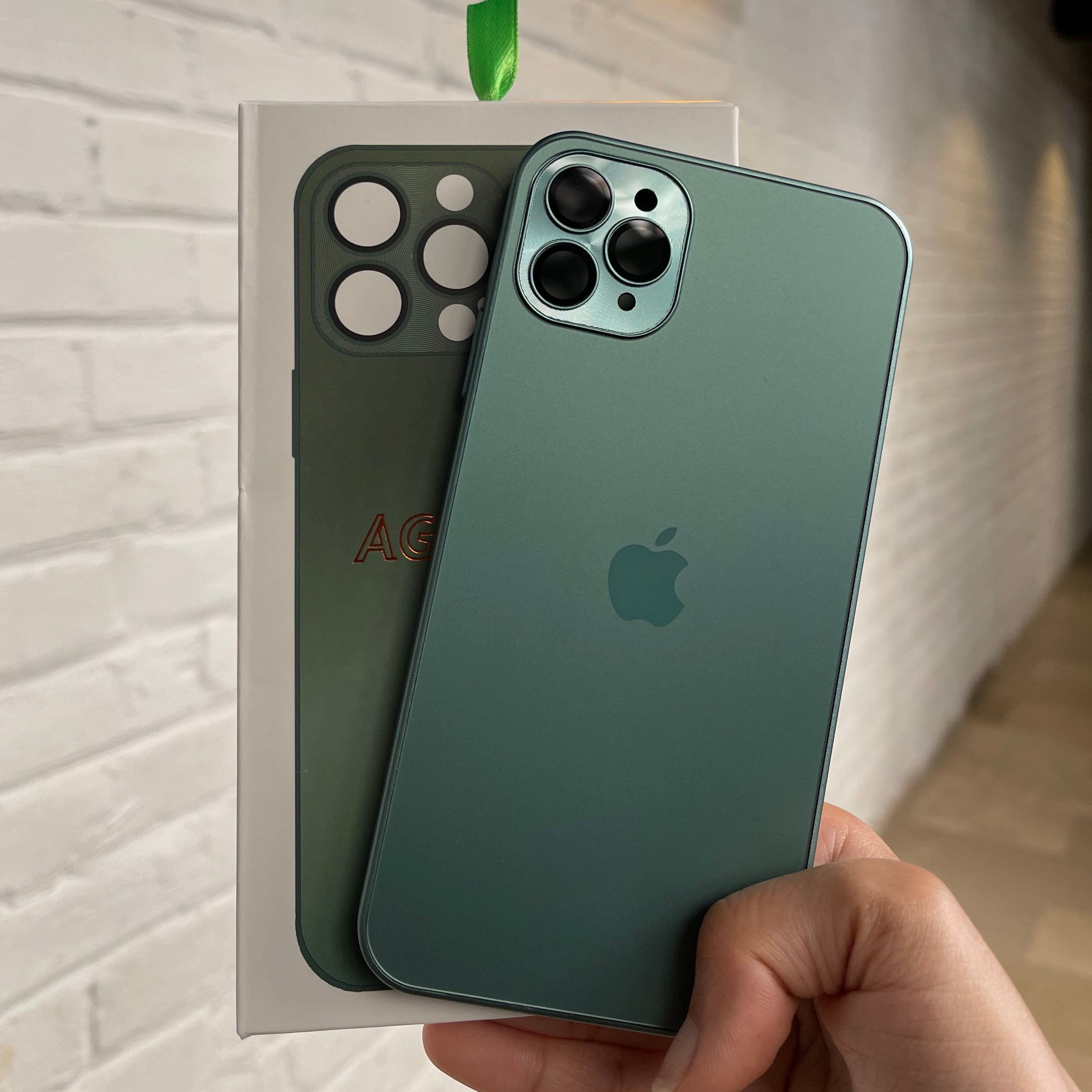iPhone 11 Pro Max Upgraded 2.0 Original AG Glass case with Apple Logo