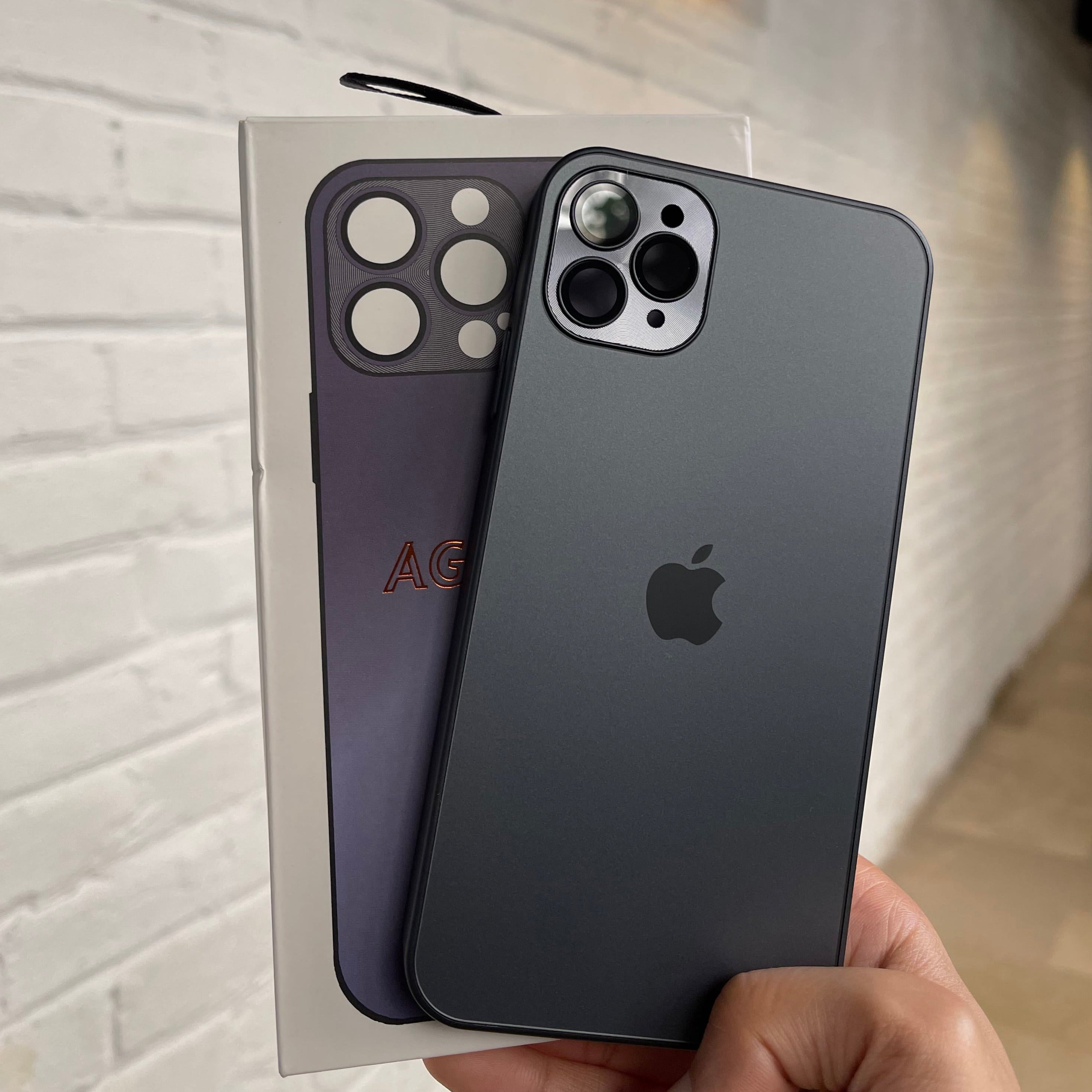 iPhone 11 Pro Max Upgraded 2.0 Original AG Glass case with Apple Logo