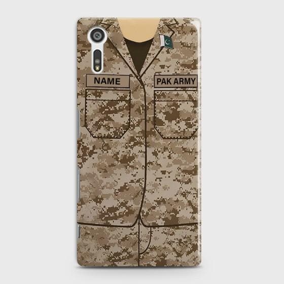 Sony Xperia XZ Army Costume With Custom Name Case
