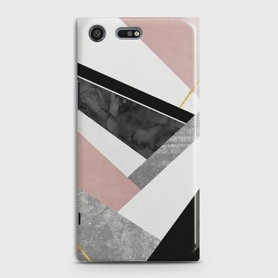 Sony Xperia XZ Premium Geometric Luxe Marble Case