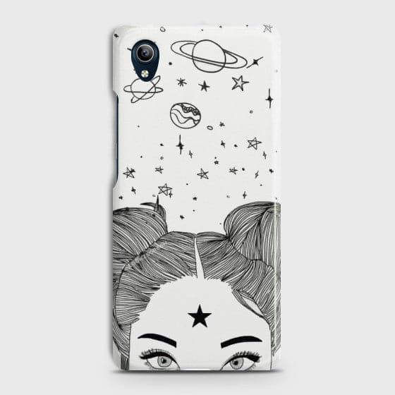 Vivo Y1s Space Girl Prmium Printed Hard Case CS-28076