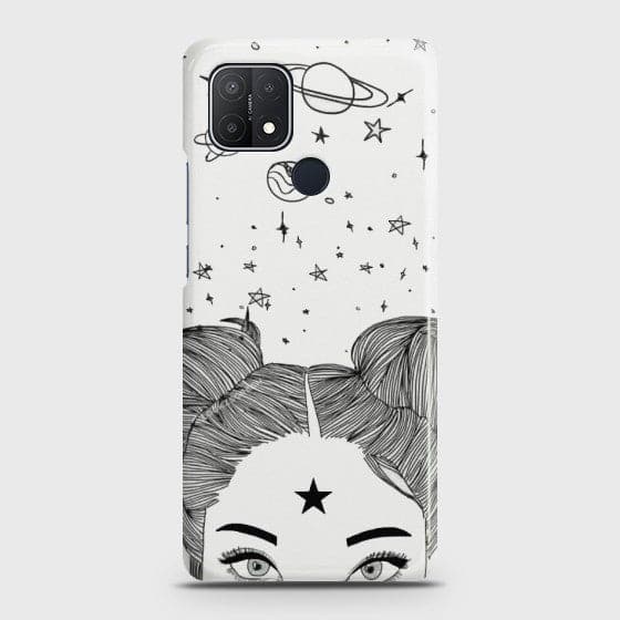 Oppo A15 Space Girl Customized Case