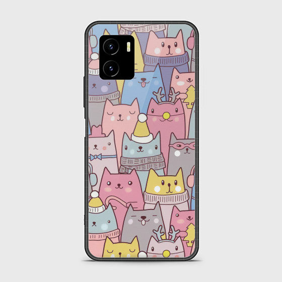 VIVO Y15a Trendy Cat Glass Case