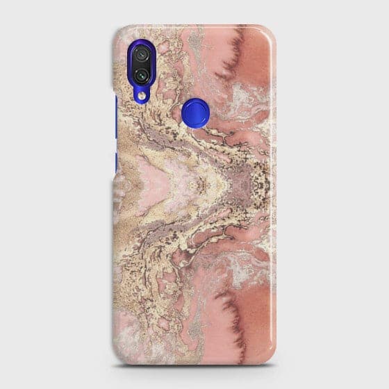 XIAOMI REDMITrendy Chic Rose Gold Marble Case