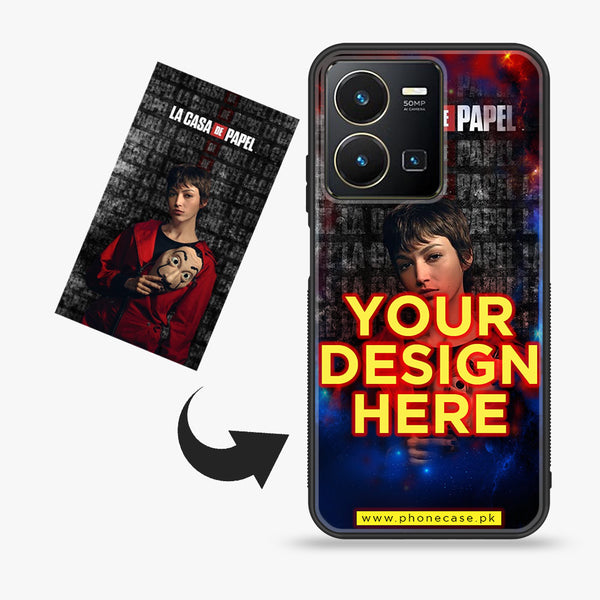 Vivo Y35  - Customize your own - Premium Metal Printed soft Bumper shock Proof Case