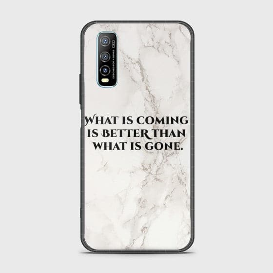 Vivo Y70s What Is Coming Glass Customized Case