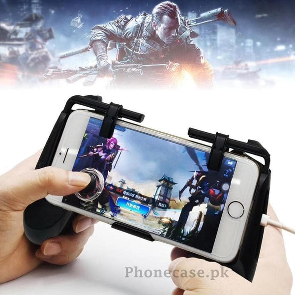 4 in 1 Mobile Game controller with Joystick For PUBG & Other Games