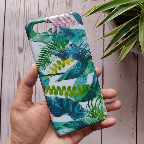 Oppo A3s Retro Palm Leaves Case C-028