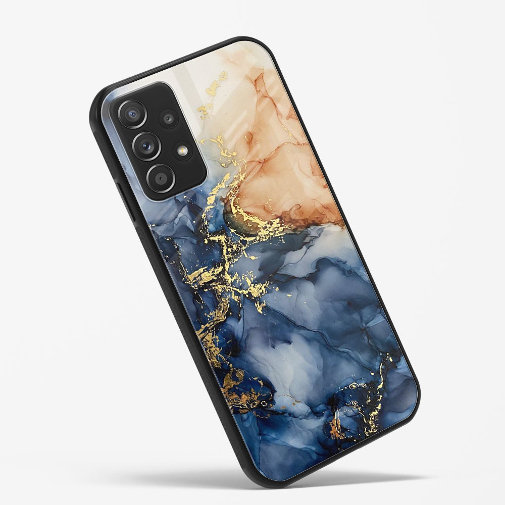 OnePlus 8 Pro - Blue Marble Series - Premium Printed Glass soft Bumper shock Proof Case