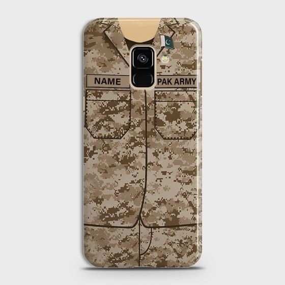 Samsung Galaxy A6 Army shirt with Custom Name Case