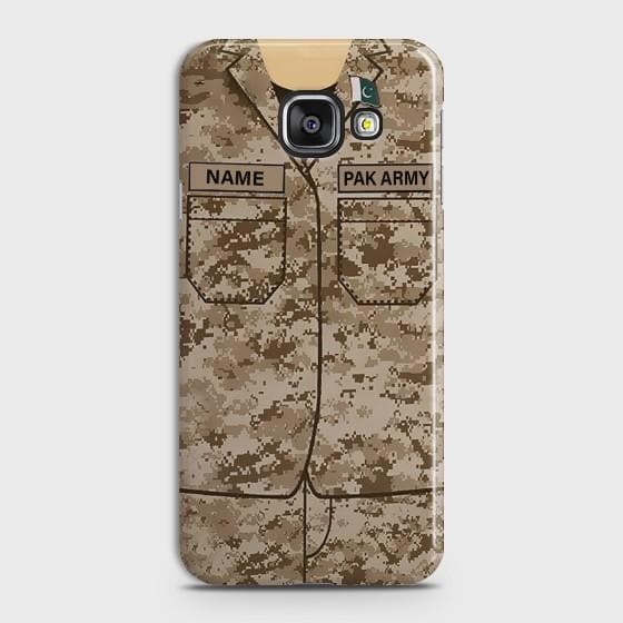 Samsung Galaxy A7 2016 Army shirt with Custom Name Case