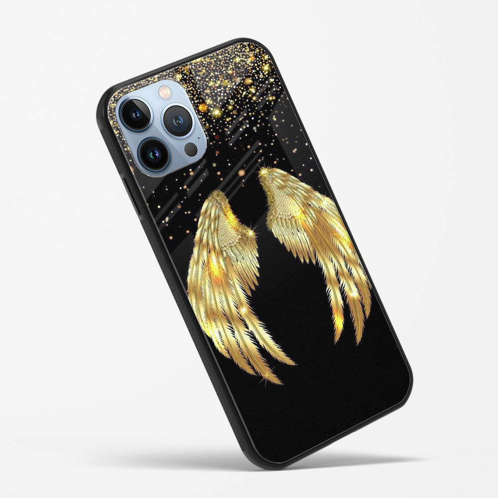 iPhone 7 Plus/ 8 Plus - Angel Wings Series - Premium Printed Glass soft Bumper shock Proof Case