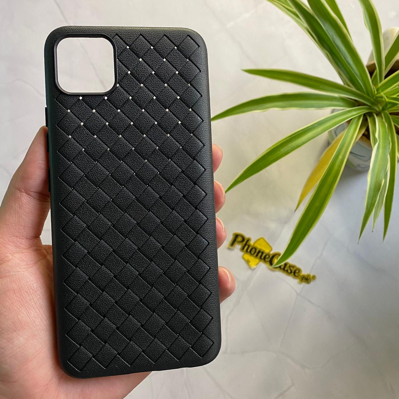 Leather Feel Mesh Shock Proof Case For All Realme Models