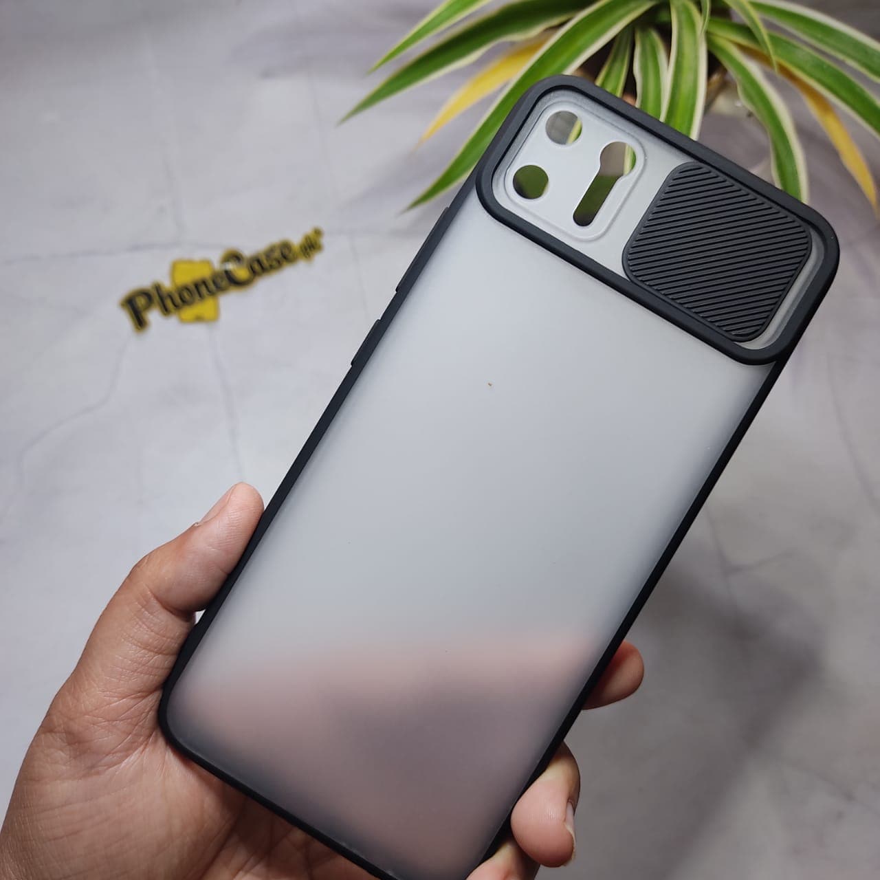 Camera Lens slide Protection Phone Case For Realme Models