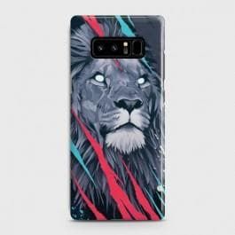 GALAXY NOTE 8 Abstract Animated Lion Case