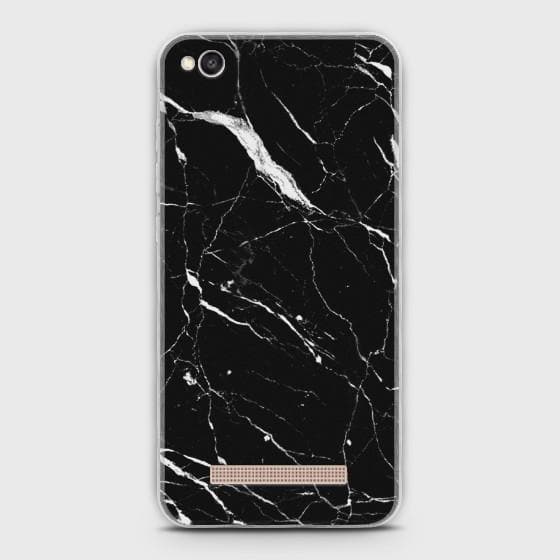 Xiaomi Remi 4A Trendy Black Marble design Case