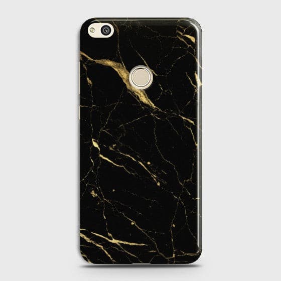 HUAWEI HONOR 8 LITE Classic Golden Black Marble Case