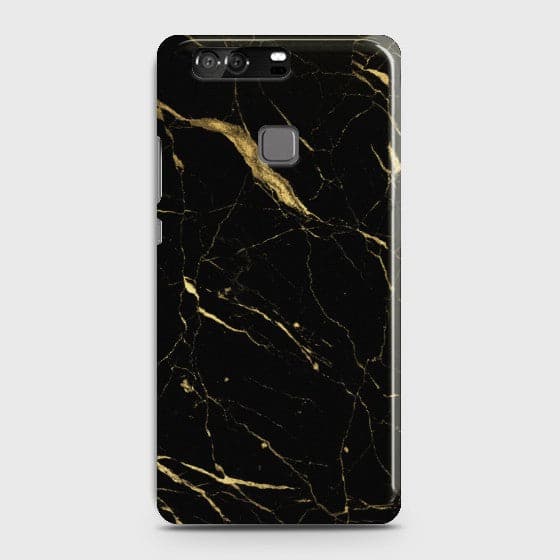 HUAWEI P9 Classic Golden Black Marble Case