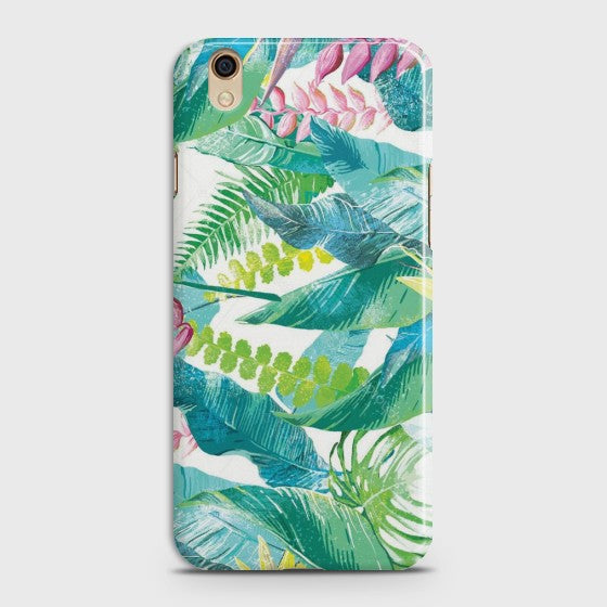 OPPO A37 Retro Palm Leaves Case