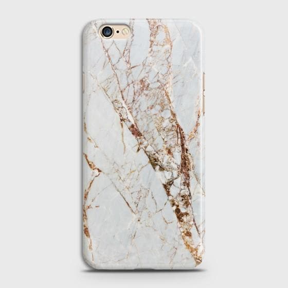 OPPO A57 White & Gold Marble Case