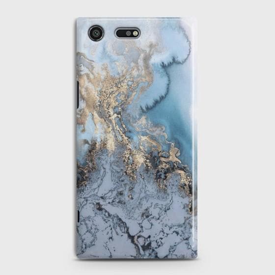 Sony Xperia XZ PREMIUM Golden Blue Marble Case