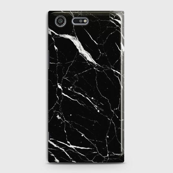 Sony Xperia XZ PREMIUM Trendy Black Marble  Premium Printed hard  Case  CS-28330 CS-29366