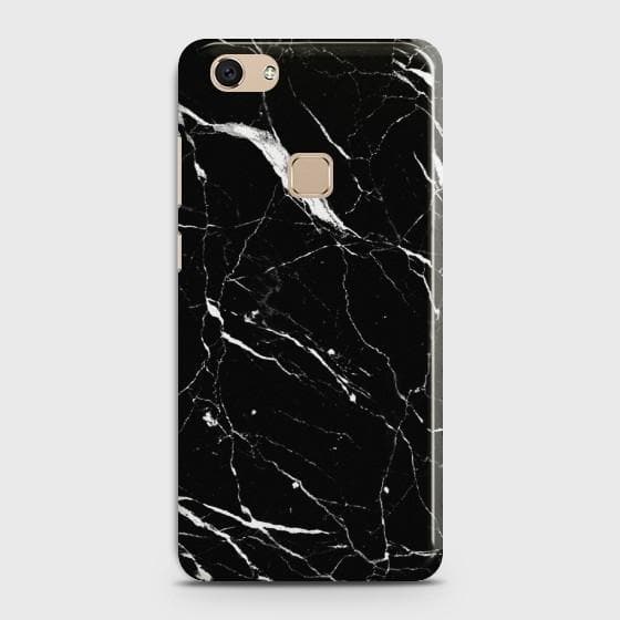 VIVO V7 Trendy Black Marble Case