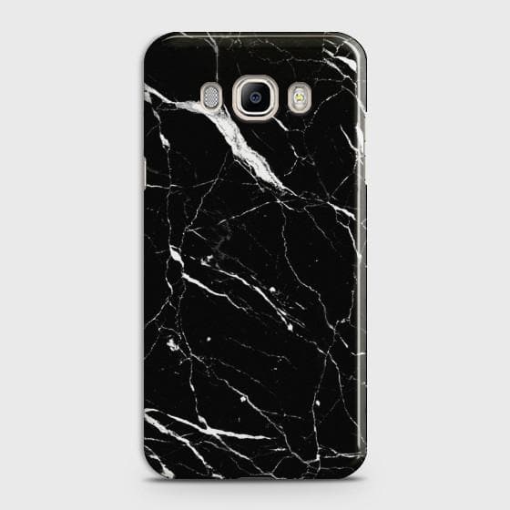 Samsung Galaxy J7 2016 Trendy Black Marble design Case