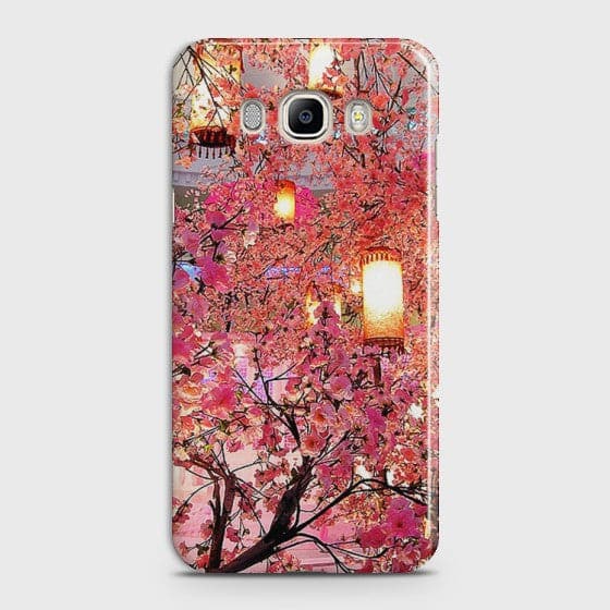 SAMSUNG GALAXY J7 (2016) Pink blossoms Lanterns Case