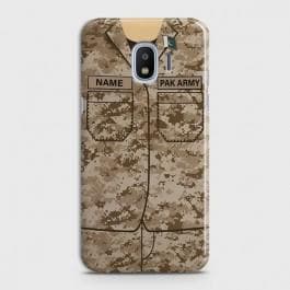 SAMSUNG GALAXY GRAND PRIME PRO Army Costume With Custom Name Case