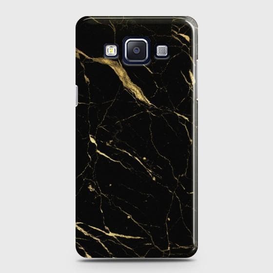 SAMSUNG GALAXY E5 Classic Golden Black Marble Case