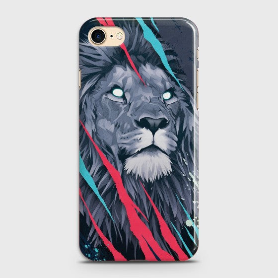 IPHONE 7 Abstract Animated Lion Case 27883