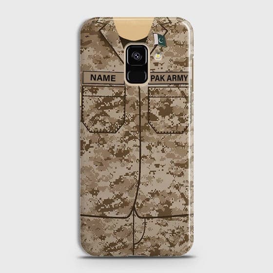 SAMSUNG GALAXY A8+ (2018) Army Costume With Custom Name Case