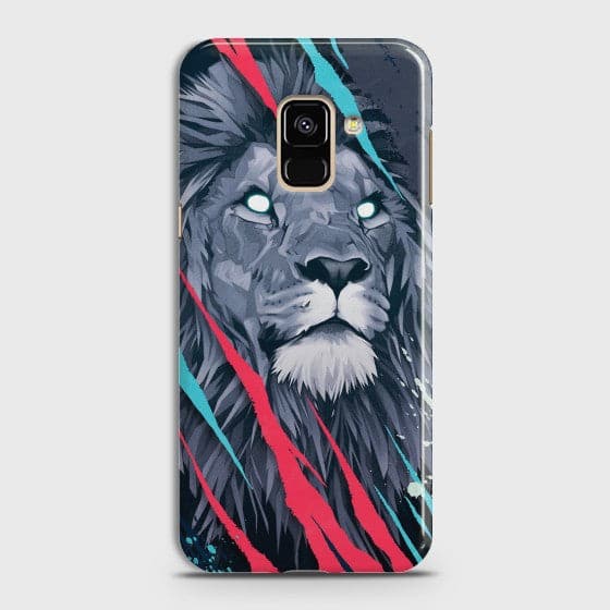 SAMSUNG GALAXY A8+ (2018) Abstract Animated Lion Case