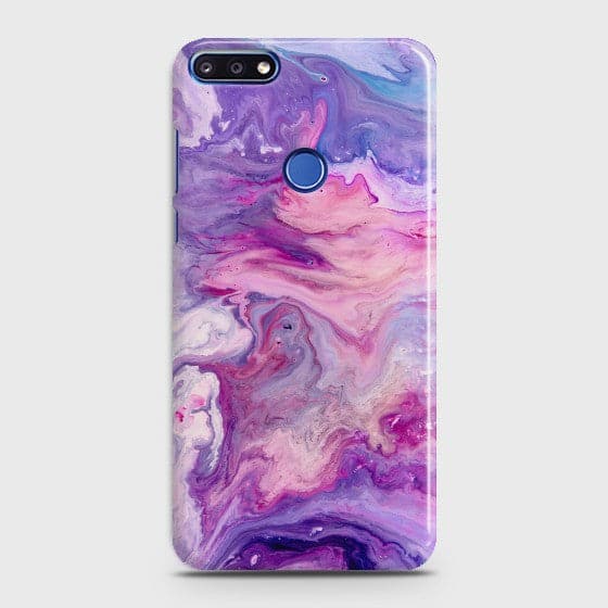 HUAWEI Y7 PRIME (2018) Chic Liquid Marble Case