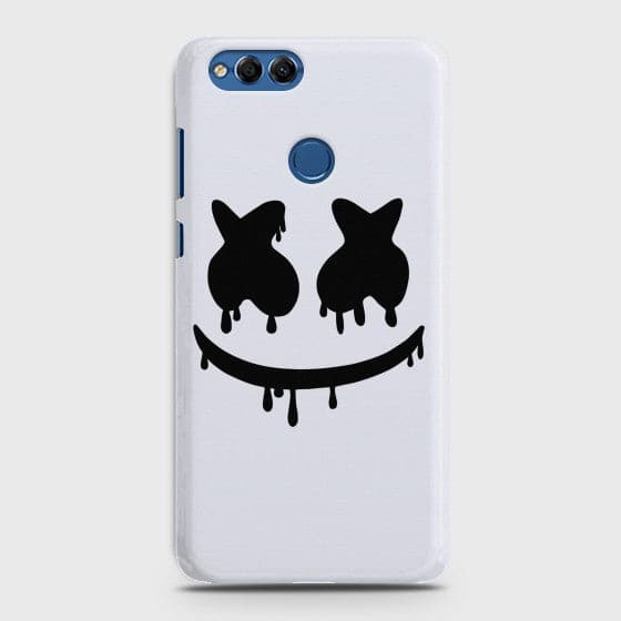 HUAWEI HONOR 7X Marshmello Face   Premium Printed Hard Case CS-29289
