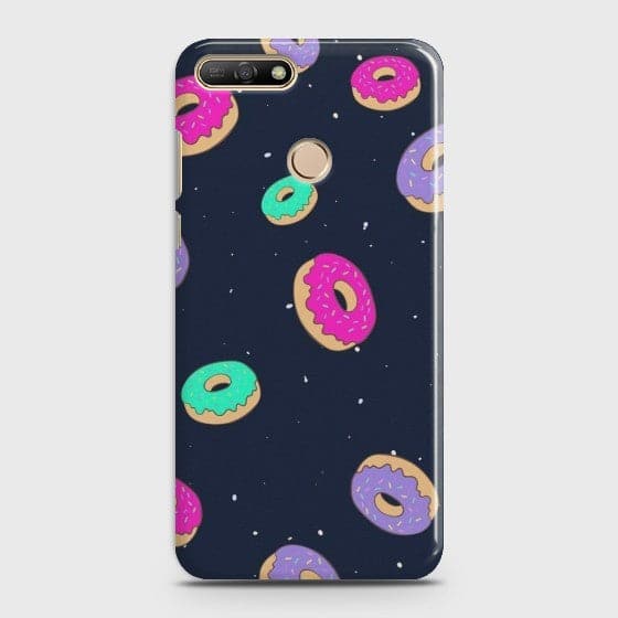 Huawei Y7 (2018) Colorful Donuts Case