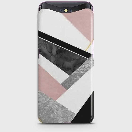 OPPO FIND X Geometric Luxe Marble Case