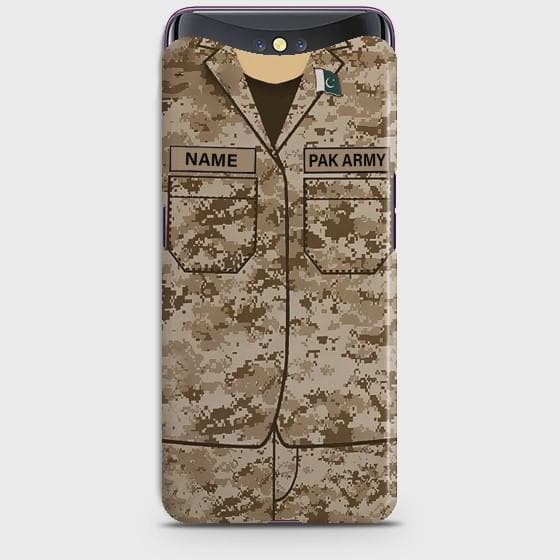 OPPO FIND X Army Costume With Custom Name Case