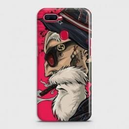 OPPO F9 PRO / F9 / A5s / A7 Master Roshi Premium Printed Glass soft Bumper shock Proof Case CS-28702