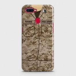 OPPO F9 Army Costume With Custom Name Case